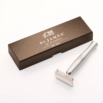 St. James of London – Cheeky B'stard Safety Brushed Metal Razor St. James of London – Cheeky B'stard Safety Brushed Metal Razor