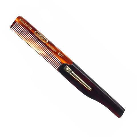 Kent – Handmade Military Ebony Wood White Bristle Brush MHN2T