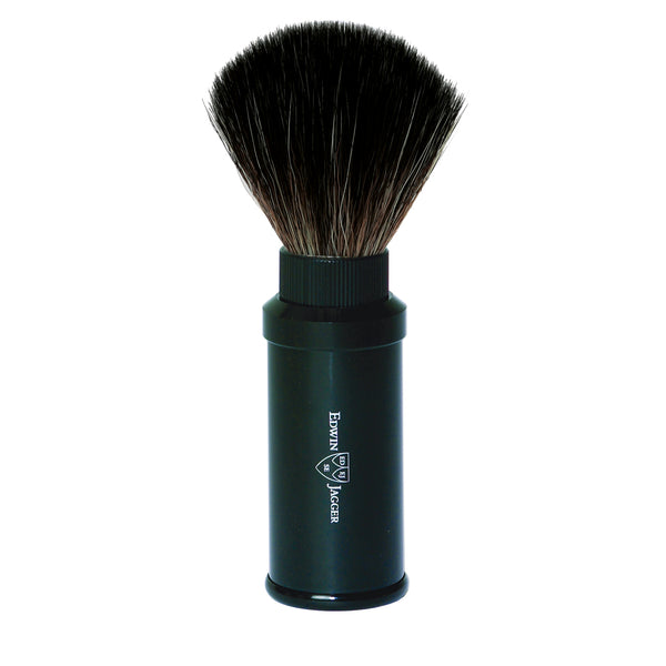 Edwin Jagger – Travel Black Synthetic Fibre Shaving Brush Edwin Jagger – Travel Black Synthetic Fibre Shaving Brush