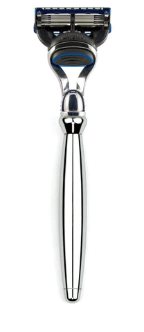 Edwin Jagger – Bulbous Satin Chrome Fusion Razor