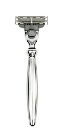Edwin Jagger – Bulbous Satin Chrome Fusion Razor