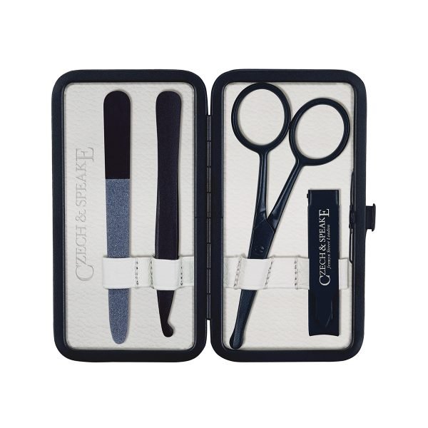 Czech & Speake – Air-Safe Manicure Set - Blue & White