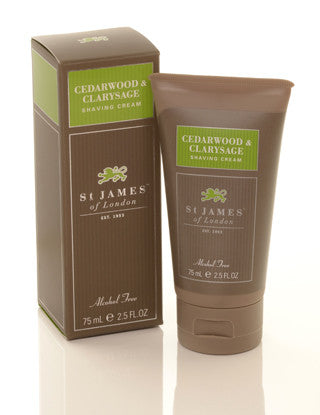 St. James of London – Cedarwood & Clarysage Shave Cream