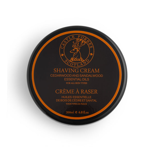 Castle Forbes – Cedarwood & Sandalwood Shaving Cream