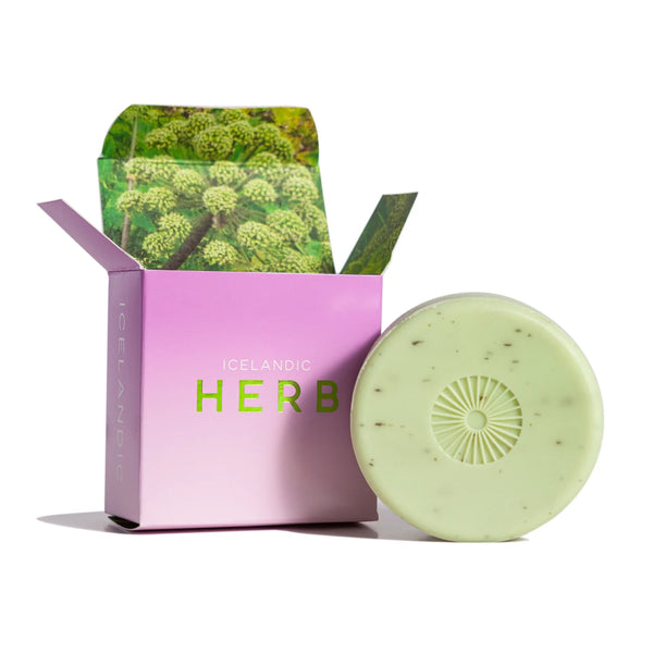 Hállo Iceland Angelica Herb Bar Soap Hállo Iceland Angelica Herb Bar Soap