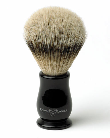 Edwin Jagger – Chatsworth Imitation Ebony Silver Tip Shaving Brush