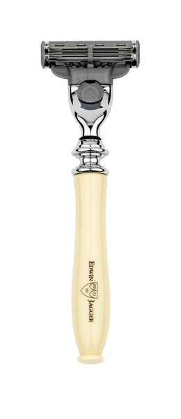 Edwin Jagger – Chatsworth Imitation Ivory Mach3 Razor Edwin Jagger – Chatsworth Imitation Ivory Mach3 Razor