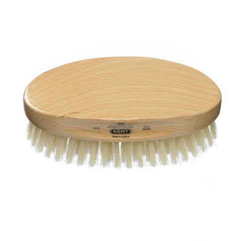 Kent – Military Beech Wood White Bristle Brush MG3