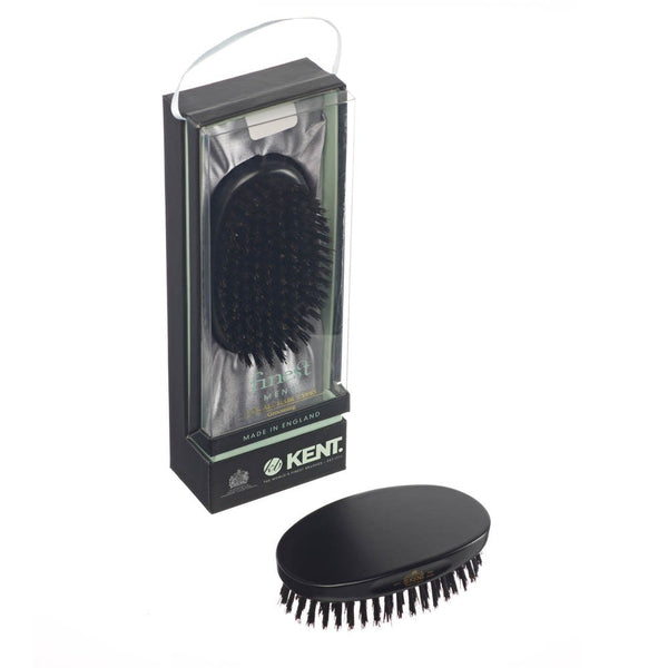 Kent – Military Ebony Wood Black Bristle Brush MN11