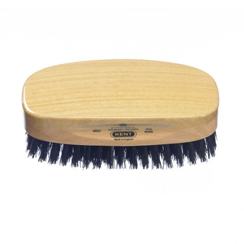 Kent – Handmade Ebony Wood White Bristle Brush OHE1