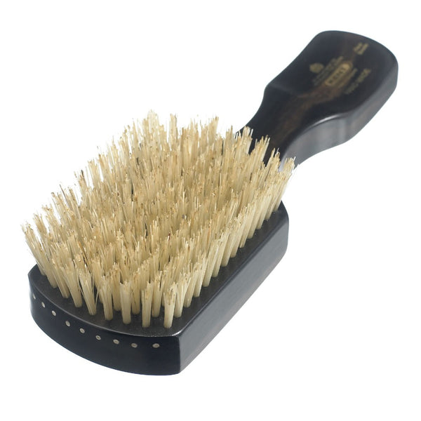 Kent – Handmade Ebony Wood White Bristle Brush OHE1