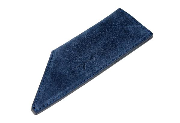 August Grooming – Navy Suede Comb Case