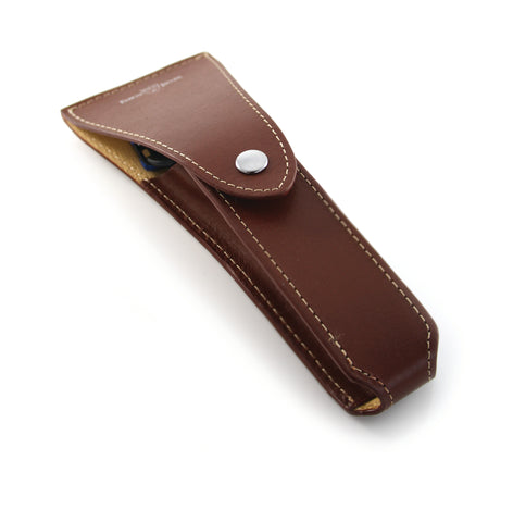 Edwin Jagger – Brown Leather Razor Case