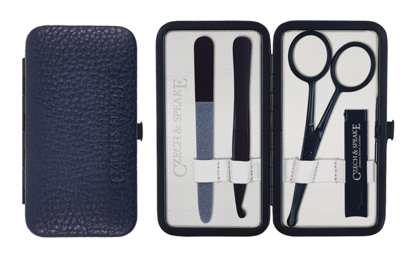 Czech & Speake – Air-Safe Manicure Set - Blue & White