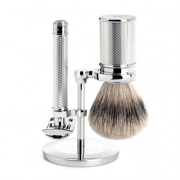 Mühle – Traditional Shaving Set - Chrome-Plated Mühle – Traditional Shaving Set - Chrome-Plated