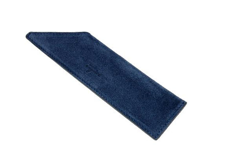 August Grooming – Navy Suede Comb Case