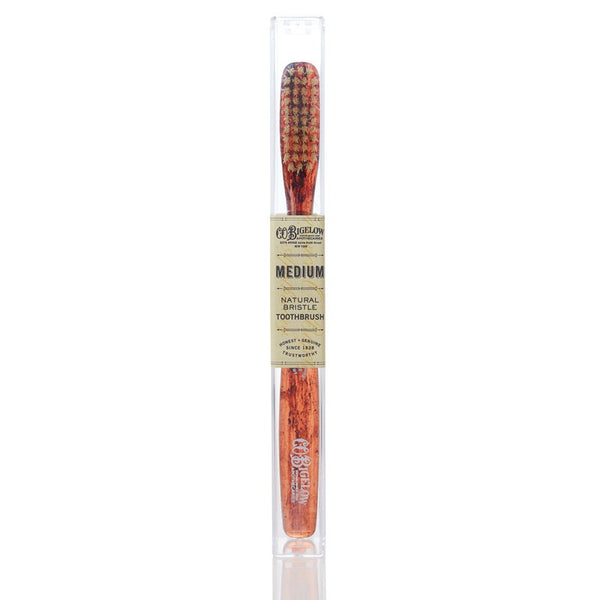 C.O. Bigelow – Natural Bristle Toothbrush Tortoise handle