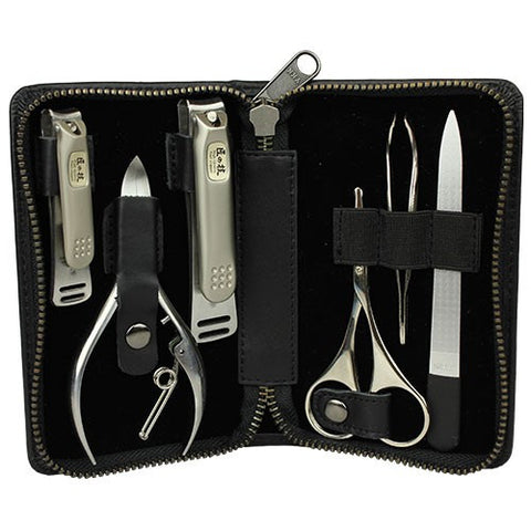 Mühle – Travel Manicure Set in Cowhide Case