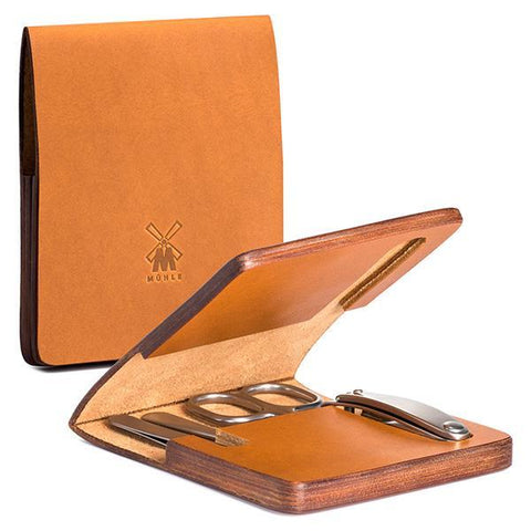 Mühle – Travel Manicure Set in Cowhide Case