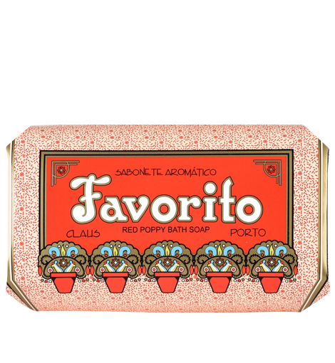 Claus Porto – Favorito (Red Poppy) Soap Bar
