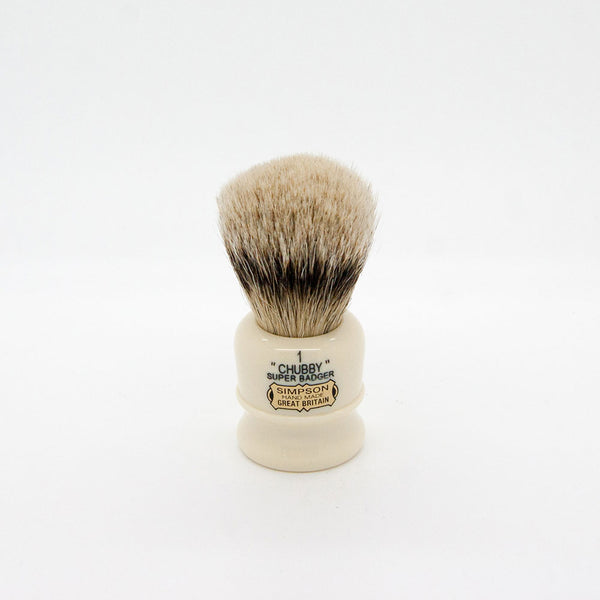 Simpsons – Chubby CH1 Super (Silvertip) Badger Shaving Brush Simpsons – Chubby CH1 Super (Silvertip) Badger Shaving Brush