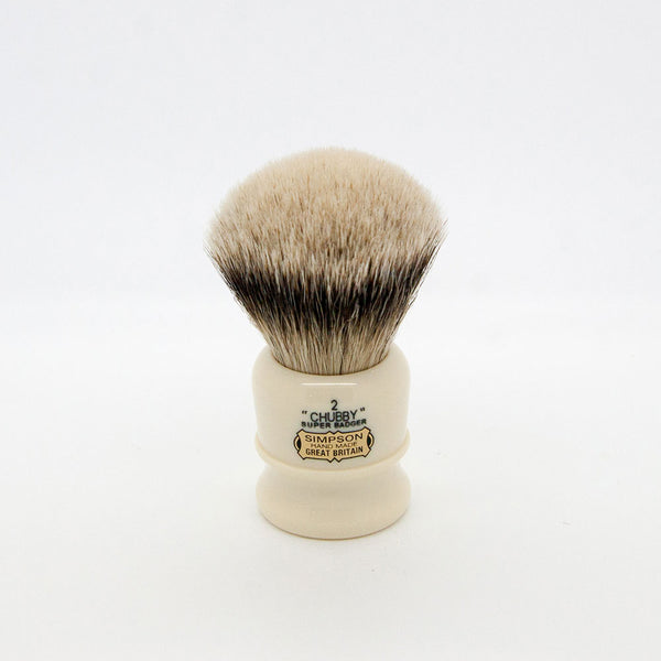 Simpsons – Chubby CH2 Super (Silvertip) Badger Shaving Brush Simpsons – Chubby CH2 Super (Silvertip) Badger Shaving Brush