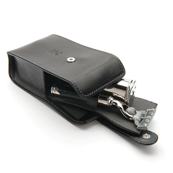 Mühle – Leather Travel Shaving Brush & Razor Case