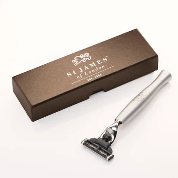 St. James of London – Cheeky B'stard MIII Brushed Metal Razor