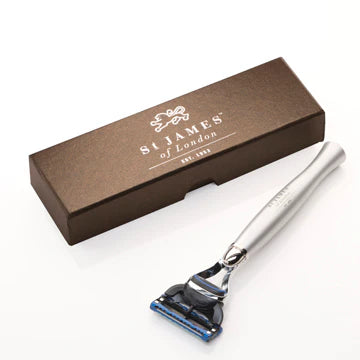 St. James of London – Cheeky B'stard Fusion Brushed Metal Razor