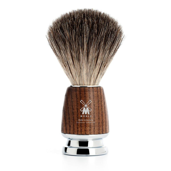 Mühle – Rytmo Steamed Ash Pure Badger & Mach3 Shaving Set
