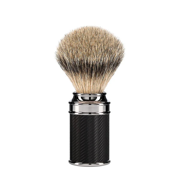 Mühle – Traditional Black Resin Silvertip & Safety Closed Comb Shaving Set