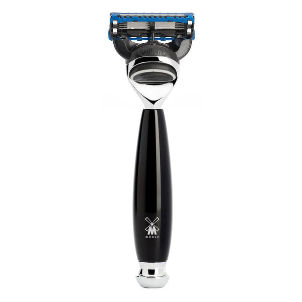 Mühle – Vivo Black Resin Pure Badger & Fusion Shaving Set with Bowl
