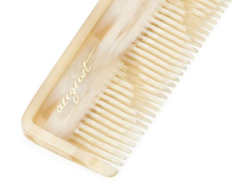 August Grooming – Canal Comb in Ivory