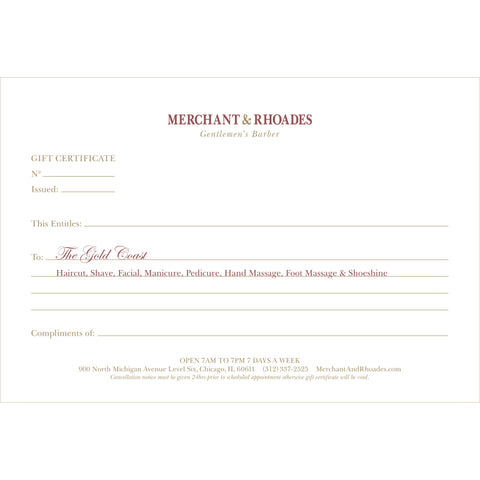 Merchant & Rhoades Gift Certificate (IN-STORE ONLY) - 
