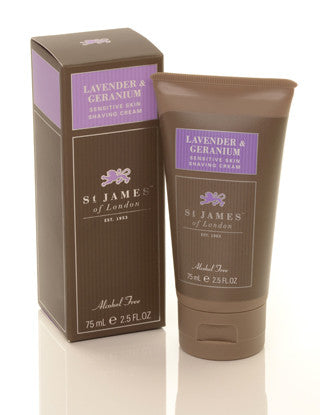 St. James of London – Lavender & Geranium Shave Cream