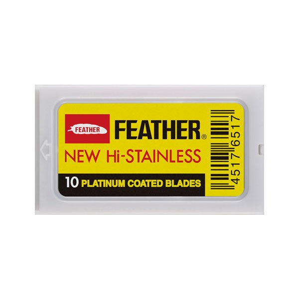 Feather – Hi Stainless Double Edge Blades 10 pack